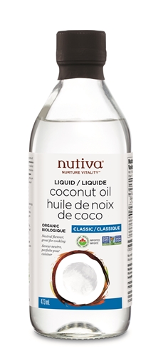 Picture of Nutiva Nutiva Organic Liquid Coconut Oil, Garlic 236ml