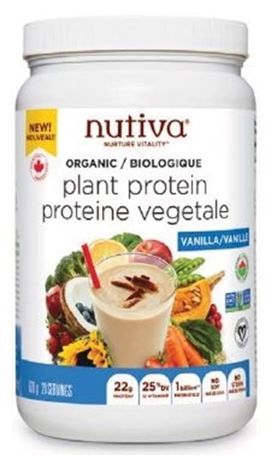 Picture of Nutiva Nutiva Plant Based Protein, Vanilla 620g