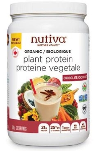 Picture of Nutiva Nutiva Plant Based Protein, Chocolate 620g