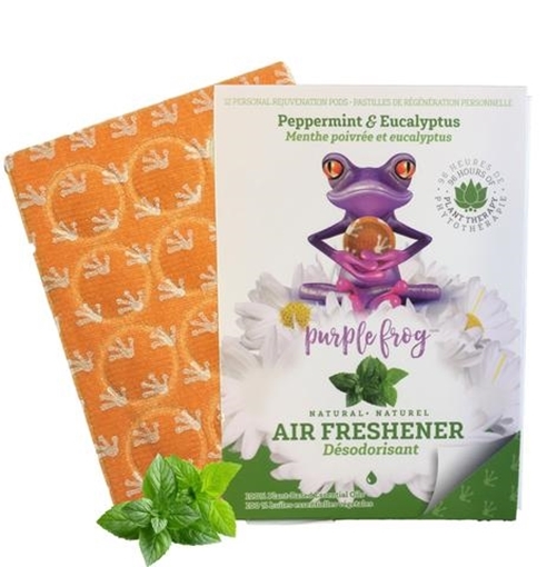 Picture of Purple Frog Products Purple Frog Recharge Pod, Peppermint & Eucalyptus 12pods