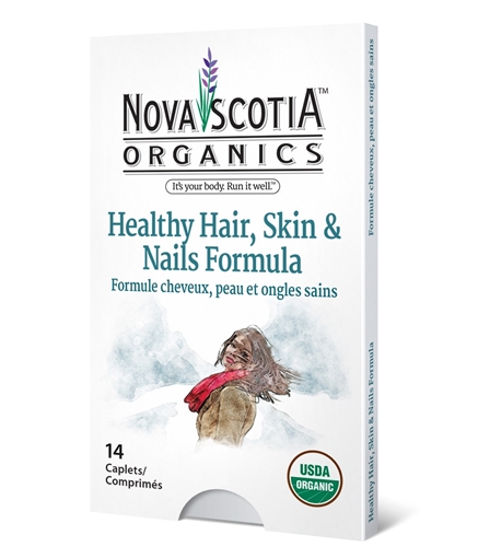 Picture of Nova Scotia Organics Nova Scotia Organics Healthy Hair, Skin  Nails, 14 Caplets
