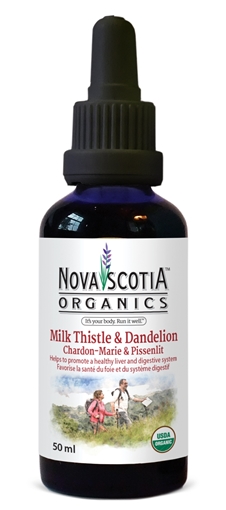Picture of Nova Scotia Organics Milk Thistle  Dandelion Tincture, 50ml
