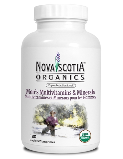 Picture of Nova Scotia Organics Nova Scotia Organics Men's Multivitamins  Minerals, 180 Caplets