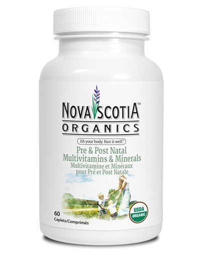 Picture of Nova Scotia Organics Pre & Post Natal Multivitamins & Minerals, 60 Caplets