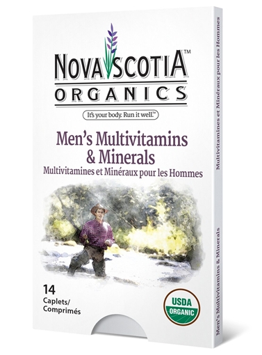 Picture of Nova Scotia Organics Nova Scotia Organics Men's Multivitamins Minerals, 14 Caplets