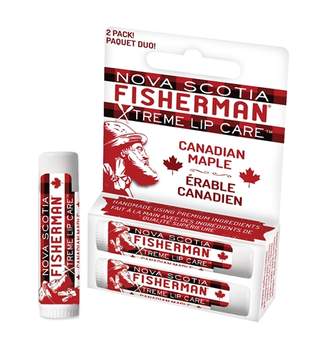 Picture of Nova Scotia Fisherman Lip Balm, Canadian Maple DUO Pack