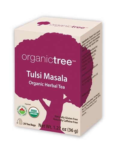 Picture of Organictree Organictree Organic Tulsi Masala Tea, 20 Bags