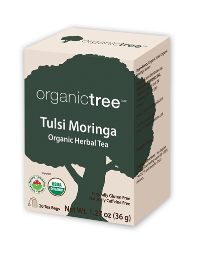 Picture of Organictree Organictree Organic Tulsi Moringa Tea, 20 Bags