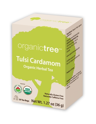 Picture of Organictree Organictree Organic Tulsi Cardamom Tea, 20 Bags