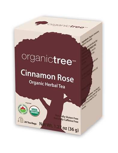 Picture of Organictree Organictree Organic Cinnamon Rose Tea, 20 Bags