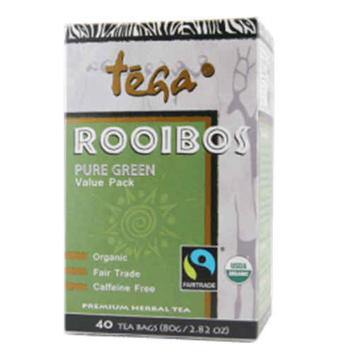 Picture of Tega Tea Tega Tea Green Rooibos Value Pack, 40 Bags