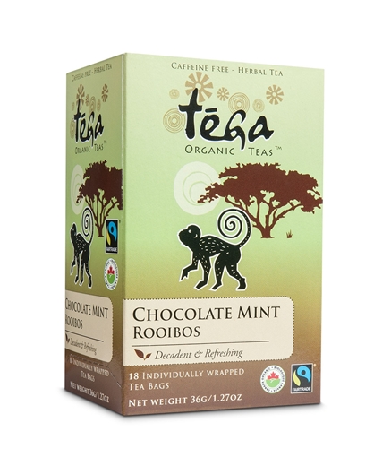 Picture of Tega Tea Tega Tea Chocolate Mint Rooibos, 18 Bags
