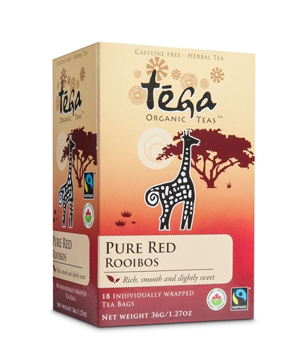Picture of Tega Tea Tega Tea Pure Red Rooibos, 18Bags