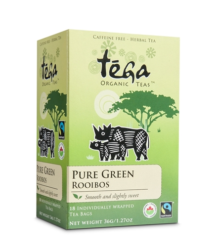 Picture of Tega Tea Tega Tea Pure Green Rooibos, 18 Bags