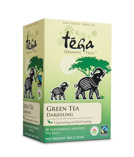 Picture of Tega Tea Tega Tea Green Tea Darjeeling, 18 Bags