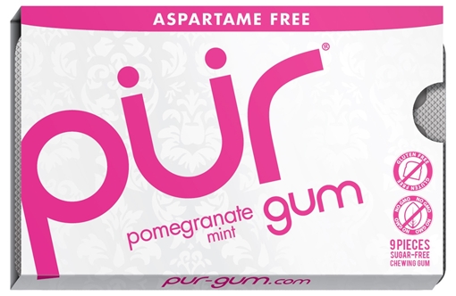 Picture of PUR Gum PUR Pomegranate Mint Gum, 12 packs