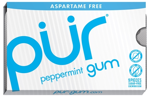 Picture of PUR Gum PUR Peppermint Gum, 12 packs