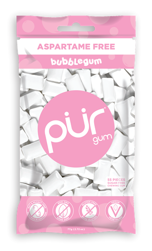 Picture of PUR Gum PUR Bubblegum Gum, 55 Pieces