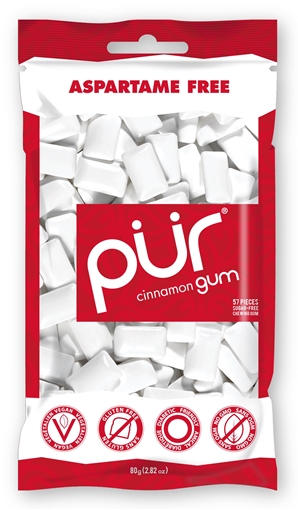Picture of PUR Gum PUR Cinnamon Gum, 55 Pieces