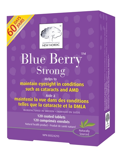 Picture of New Nordic New Nordic Blue Berry Strong, 120 Tablets