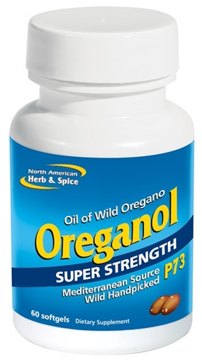 Picture of North American Herb & Spice North American Herb & Spice Super Strength Oreganol, 60 Capsules