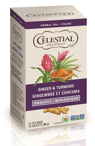 Picture of Celestial Tea Celestial Tea Organics Ginger Turmeric, 18 Bags