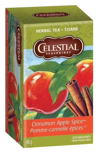 Picture of Celestial Tea Celestial Tea Cinnamon Apple Spice, 20 Bags