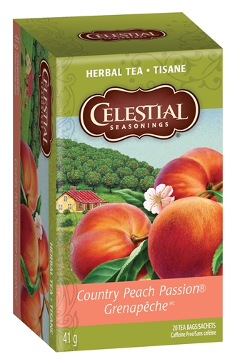 Picture of Celestial Tea Celestial Tea Country Peach Passion, 20 Bags