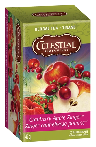 Picture of Celestial Tea Celestial Tea Cranberry Apple Zinger, 20 Bags