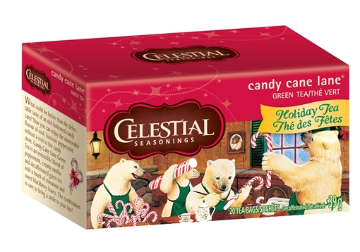 Picture of Celestial Tea Celestial Tea Decaf Candy Cane Lane, 20 Bags