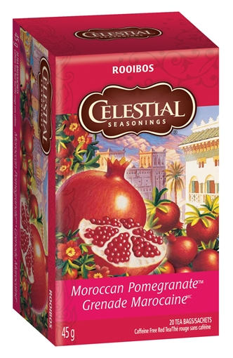 Picture of Celestial Tea Celestial Tea Moroccan Pomegranate, 20 Bags