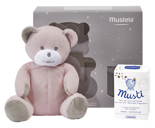 Picture of Mustela Canada Mustela Canada Musti Gift Set Pink,  50ml + Gift