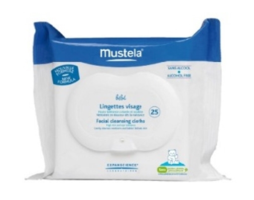 Picture of Mustela Canada Mustela Canada Facial Cleansing Cloths, 25 pack