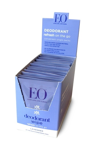 Picture of EO Products EO Products Deodorant Lavender Wipes, 24 Wipes