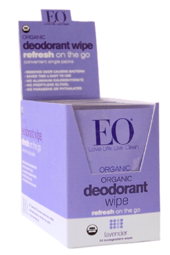Picture of EO Products EO Products Deodorant Lavender Wipes, 6 Wipes