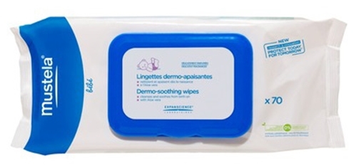 Picture of Mustela Canada Mustela Canada dermo soothing wipes scented, 70 Wipes