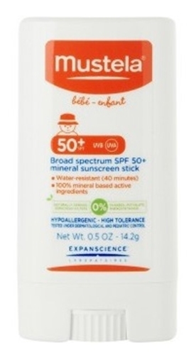 Picture of Mustela Canada Mustela Canada Mineral SPF 50+ Sunscreen Stick, 14.2g