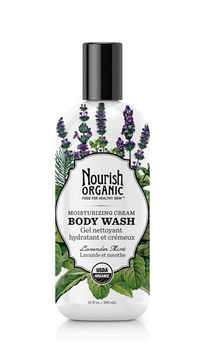 Picture of Nourish Organic Nourish Organic Body Wash, Lavender Mint 295ml