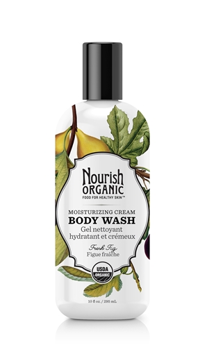 Picture of Nourish Organic Nourish Organic Body Wash, Fresh Fig 295ml