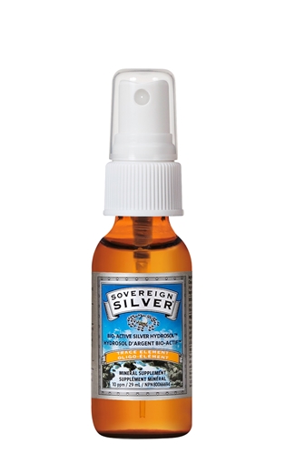 Picture of Sovereign Silver Soverign Silver Fine Mist Throat Spray, Travel Size 29ml