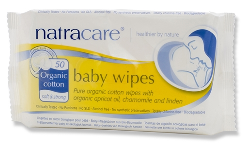 Picture of Natracare Natracare Baby Wipes, 50 Count