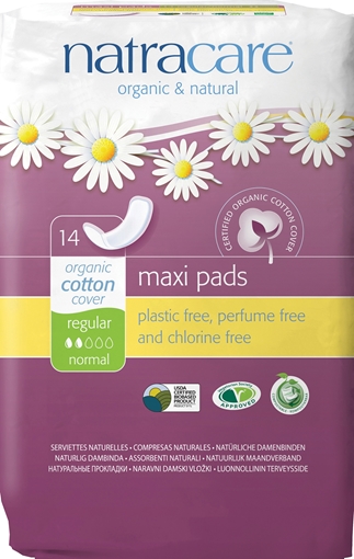 Picture of Natracare Natracare Natural Maxi Pad, Regular 14 Count