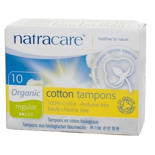 Picture of Natracare Natracare Organic Non-Applicator Tampons, Regular 10 Count