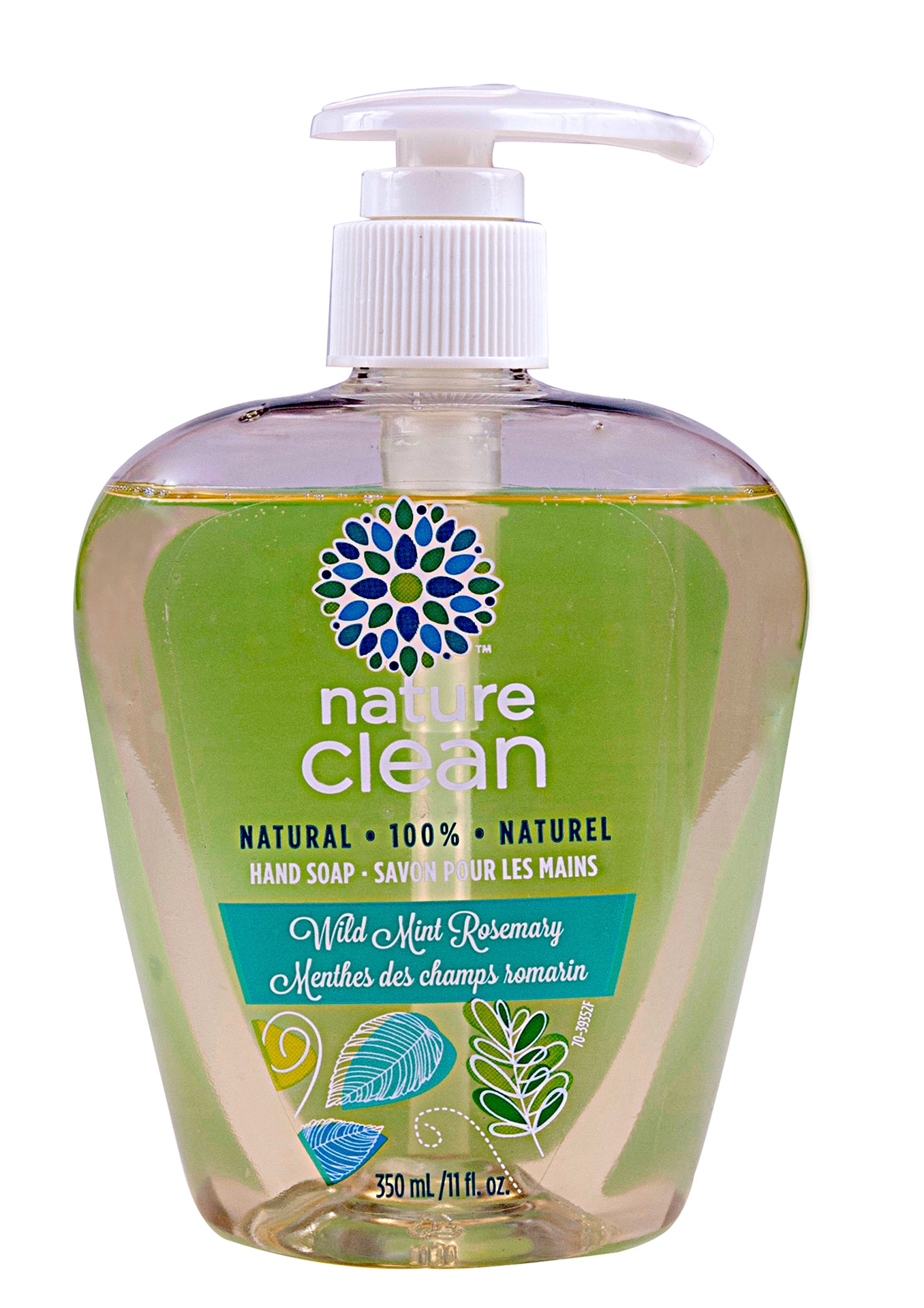 Nature Clean Liquid Hand Soap, Wild Mint Rosemary 350ml