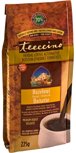 Picture of Teeccino Teeccino Hazelnut Herbal Coffee, 225g