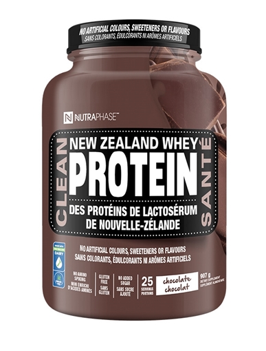 Picture of Nutraphase Nutraphase Clean New Zealand Whey Protein, Chocolate 907g