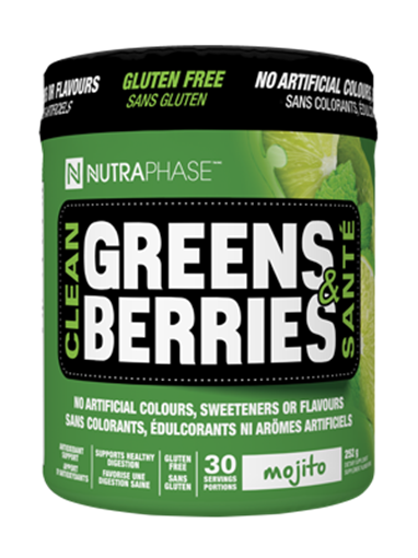 Picture of Nutraphase Nutraphase Clean Greens & Berries Superfood, Mojito 252g