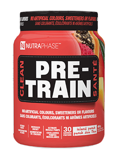 Picture of Nutraphase Nutraphase Clean Pre-Train Pre-Workout, Island Punch 450g