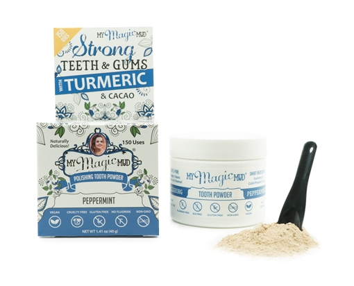 Picture of My Magic Mud My Magic Mud Turmeric Tooth Powder, Peppermint 40g