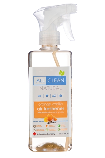 Picture of All Clean Natural Natural Air Freshener, Orange Vanilla 500ml